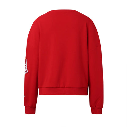 Sweatshirts - Festive Sports-Themed Sweatshirt for Women