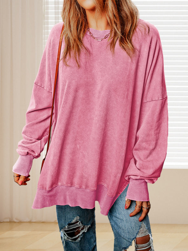 Sweatshirts - Earthy Colors Oversized Pullover – Perfect Mix-Matching