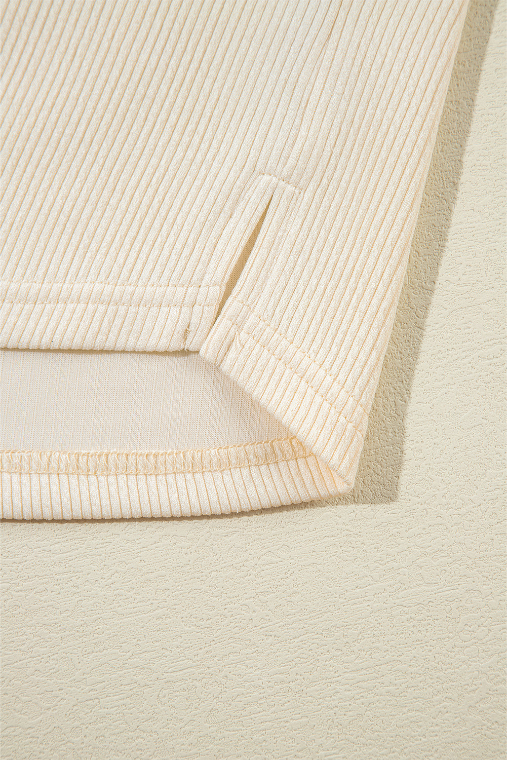 Sweatshirts & Hoodies - Colorblock Oversized Sweatshirt Ribbed Top