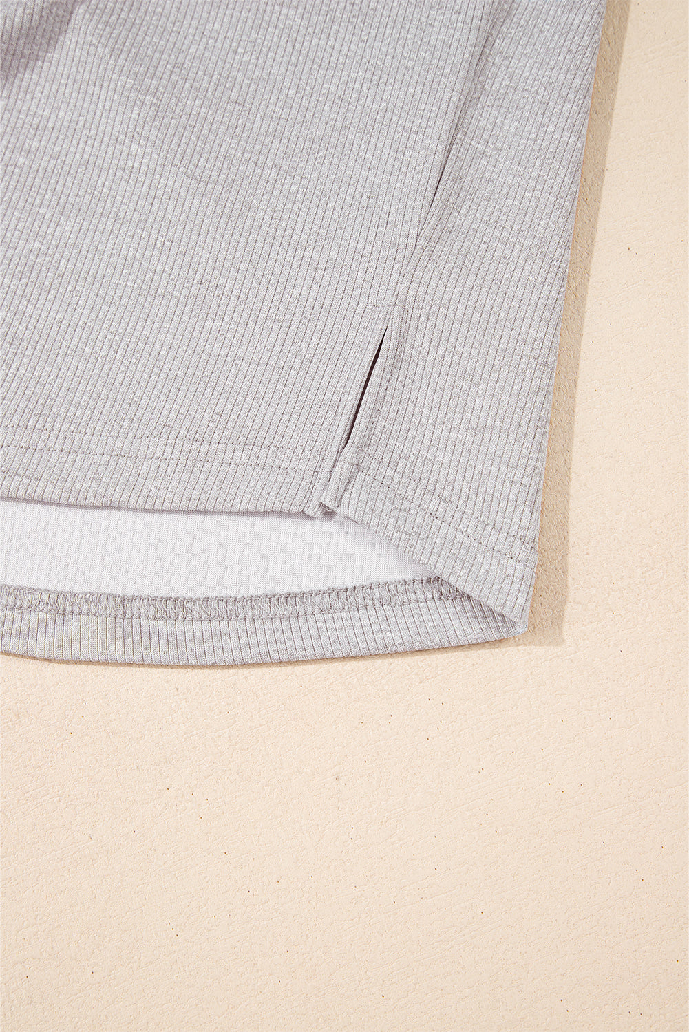 Sweatshirts & Hoodies - Colorblock Oversized Sweatshirt Ribbed Top