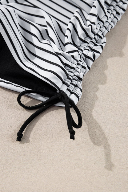 Tankinis - Striped Tankini Set for Beach Adventures
