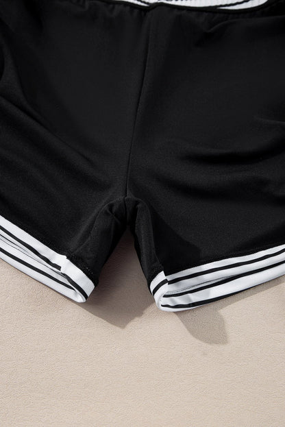 Tankinis - Striped Tankini Set for Beach Adventures