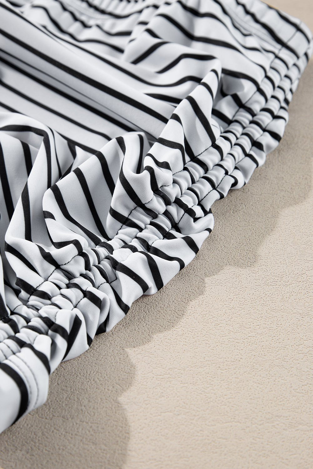 Tankinis - Striped Tankini Set for Beach Adventures