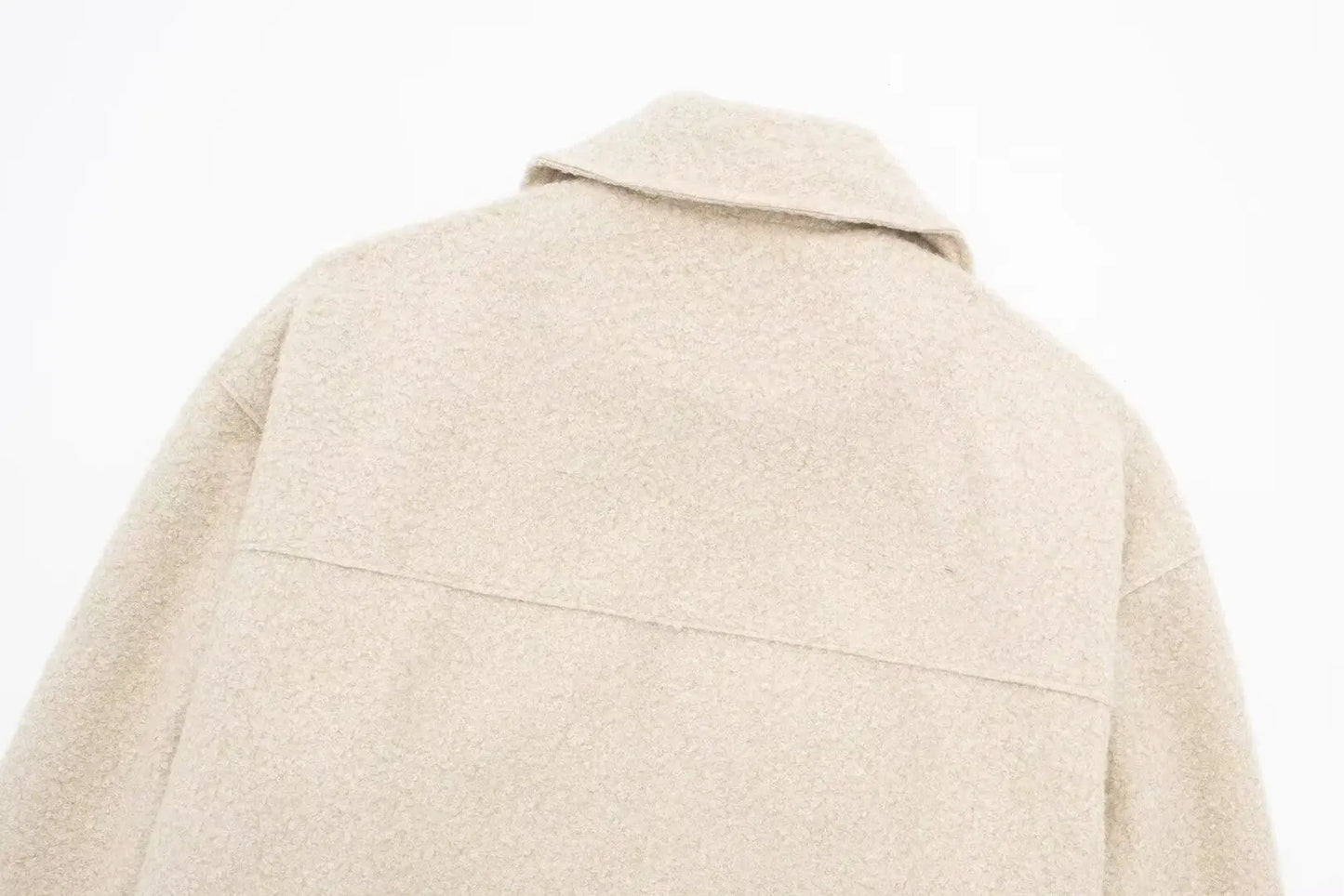 Wool Jackets - Cropped Wool Jacket Flapper Utility Outerwear