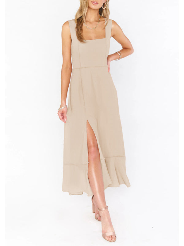 Cocktail Dresses - Women's Elegant and Fashionable Commuter Slit French High-end Sense Dress