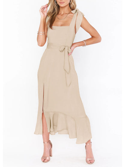 Cocktail Dresses - Women's Elegant and Fashionable Commuter Slit French High-end Sense Dress