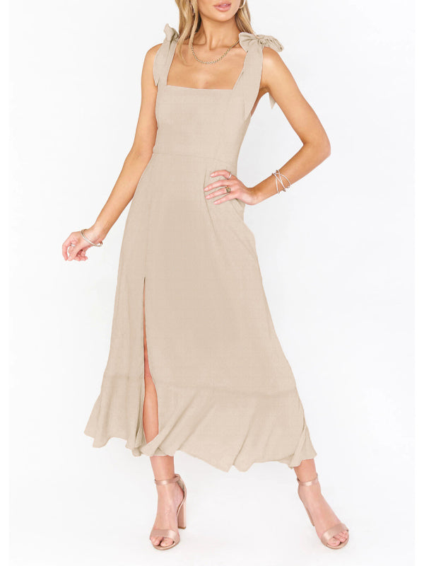 Cocktail Dresses - Women's Elegant and Fashionable Commuter Slit French High-end Sense Dress