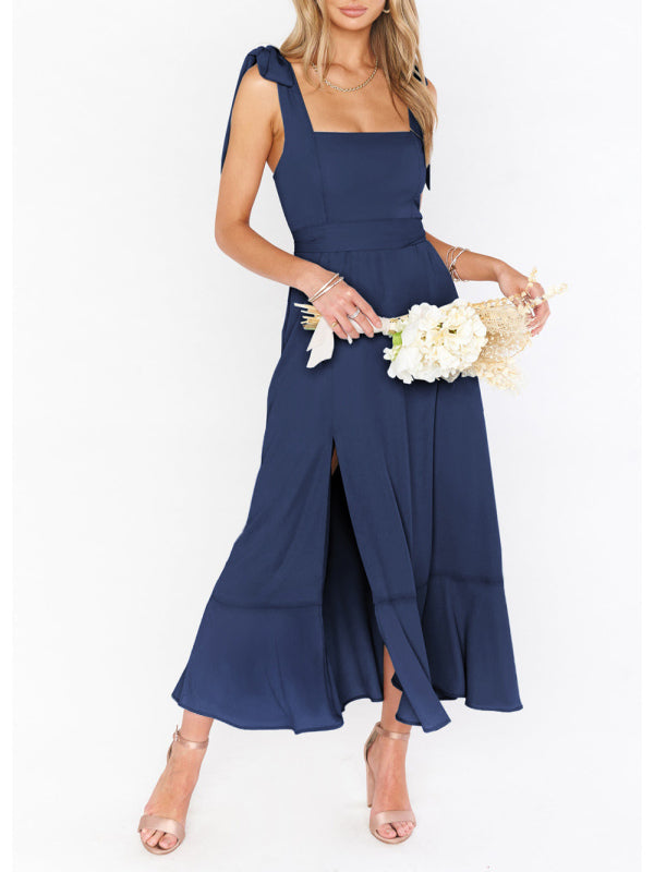 Cocktail Dresses - Women's Elegant and Fashionable Commuter Slit French High-end Sense Dress