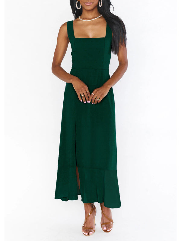 Cocktail Dresses - Women's Elegant and Fashionable Commuter Slit French High-end Sense Dress