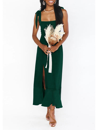 Cocktail Dresses - Women's Elegant and Fashionable Commuter Slit French High-end Sense Dress