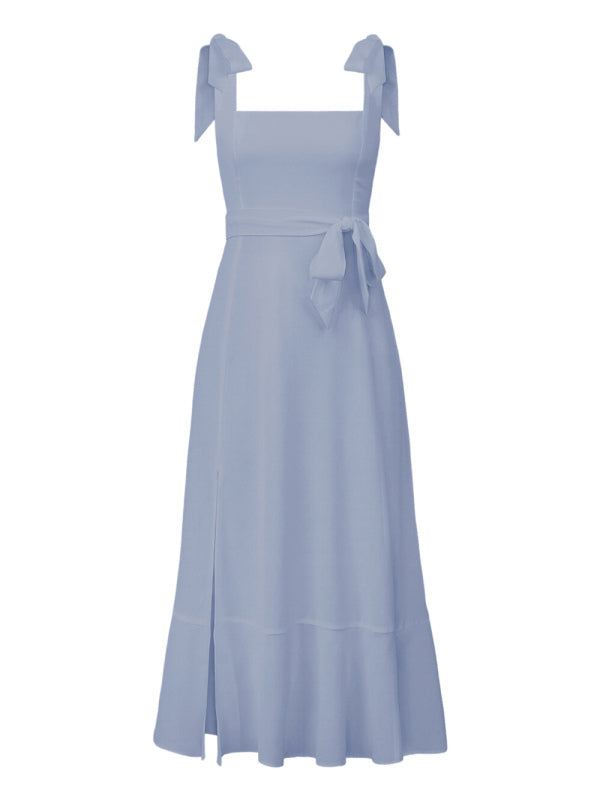 Cocktail Dresses - Women's Elegant and Fashionable Commuter Slit French High-end Sense Dress