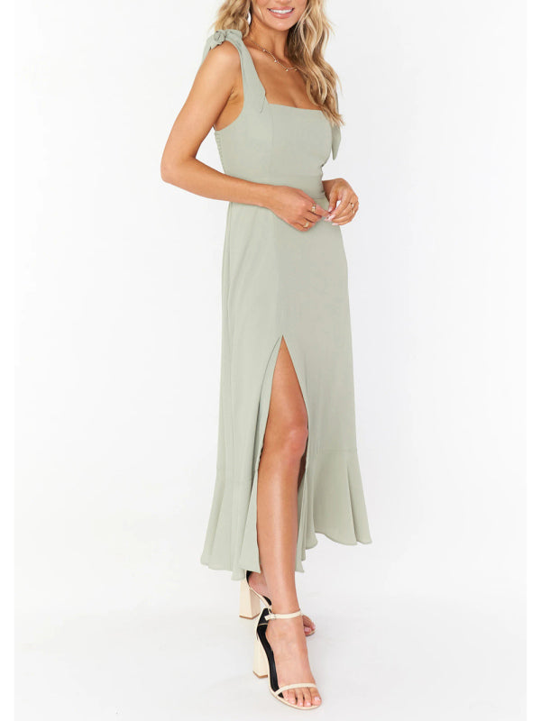 Cocktail Dresses - Women's Elegant and Fashionable Commuter Slit French High-end Sense Dress