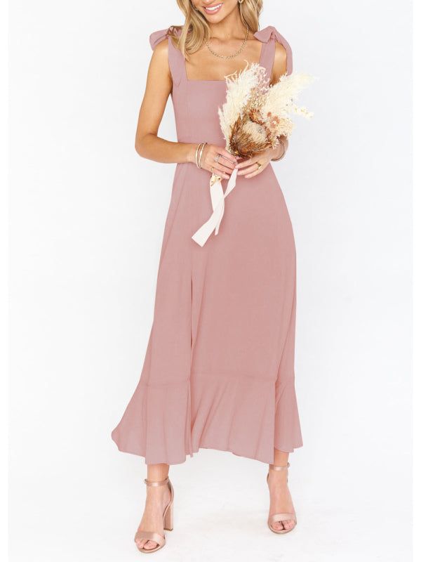 Cocktail Dresses - Women's Elegant and Fashionable Commuter Slit French High-end Sense Dress