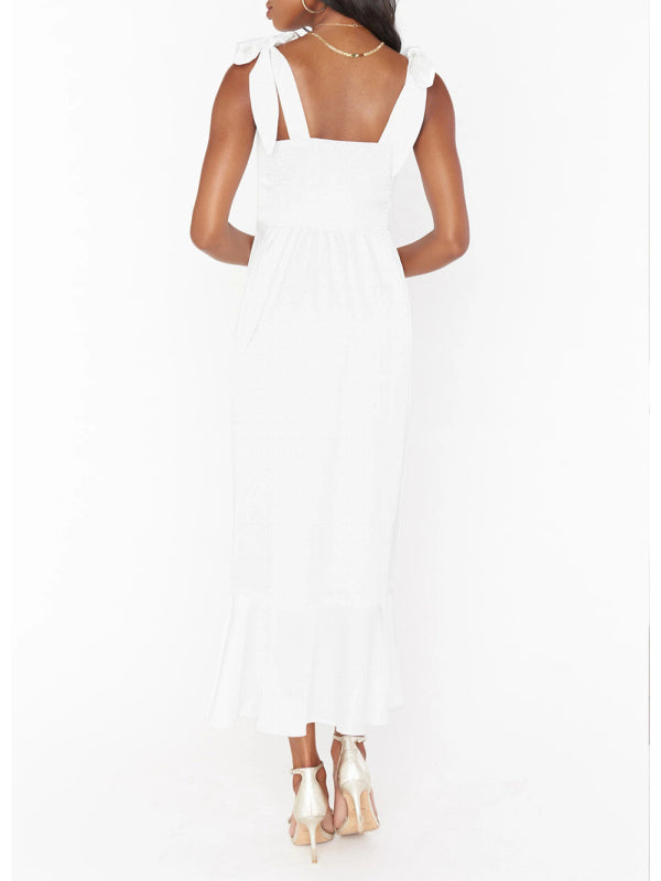 Cocktail Dresses - Women's Elegant and Fashionable Commuter Slit French High-end Sense Dress