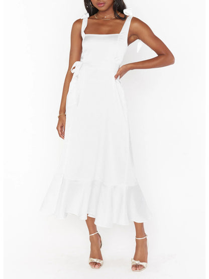 Cocktail Dresses - Women's Elegant and Fashionable Commuter Slit French High-end Sense Dress