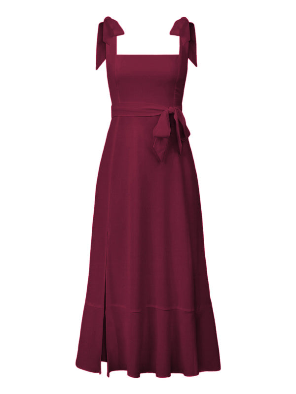 Cocktail Dresses - Women's Elegant and Fashionable Commuter Slit French High-end Sense Dress
