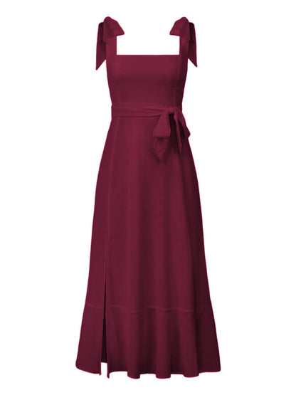 Cocktail Dresses - Women's Elegant and Fashionable Commuter Slit French High-end Sense Dress