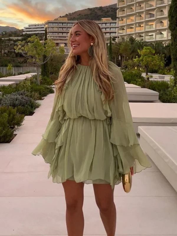 Party Dresses - New Fashion Layered Ruffle Dress