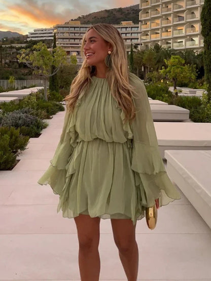 Party Dresses - New Fashion Layered Ruffle Dress