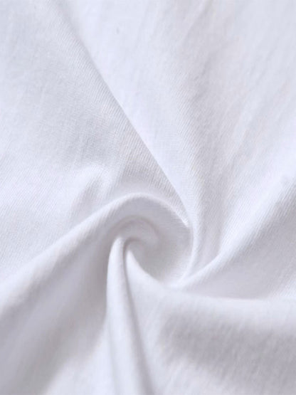 Tees - Love Easter pattern round neck short sleeve T-shirt