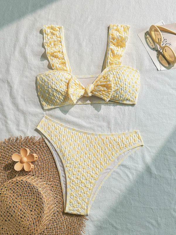 New style bikini women's ruffled swimsuit