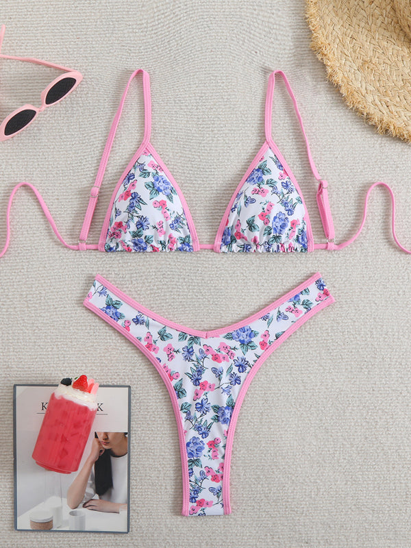 Swimwear - Floral print bikini