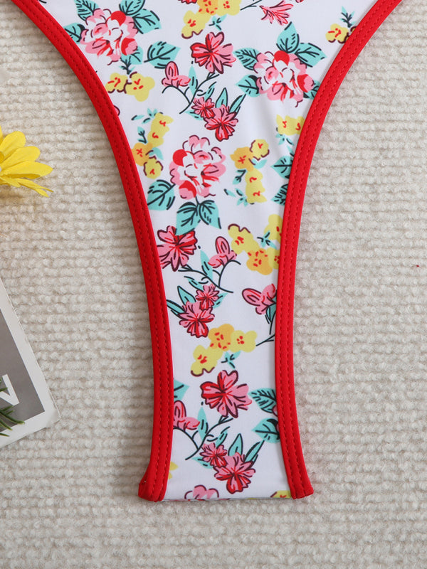 Swimwear - Floral print bikini