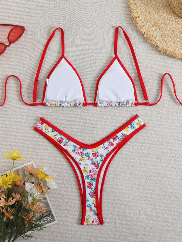 Swimwear - Floral print bikini
