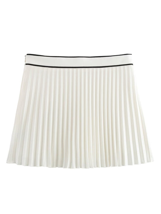 Pleated Skirts - Golf Women's Tennis Short Sleeve Pleated Skirt