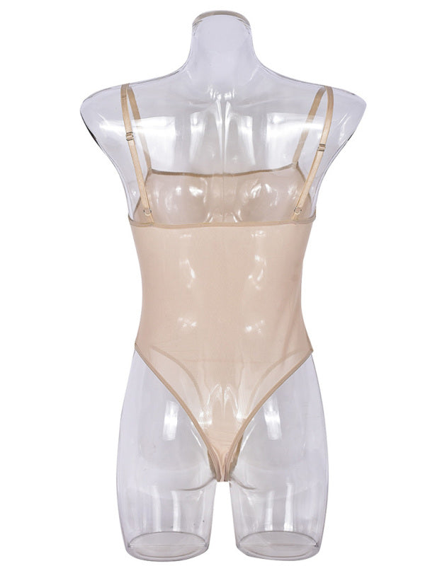 Lingerie - Sexy suspender mesh dress sexy suit