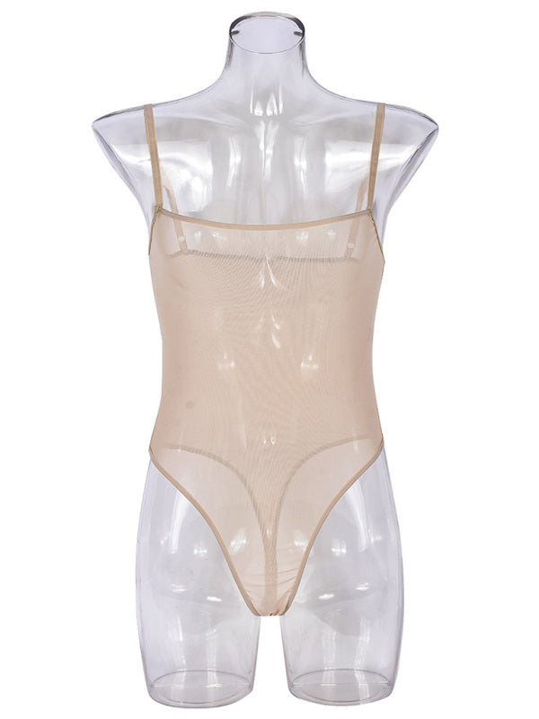Lingerie - Sexy suspender mesh dress sexy suit