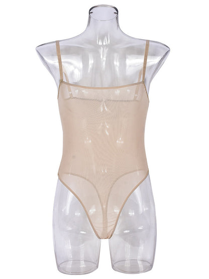 Lingerie - Sexy suspender mesh dress sexy suit