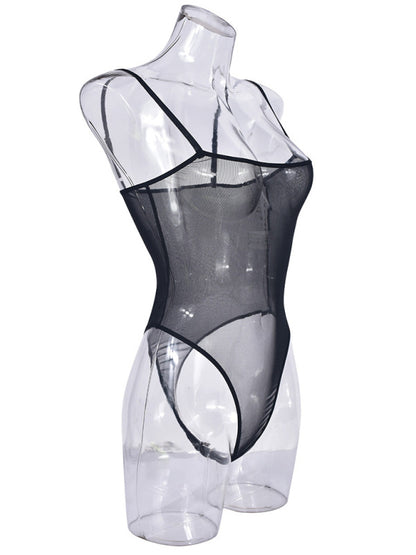 Lingerie - Sexy suspender mesh dress sexy suit