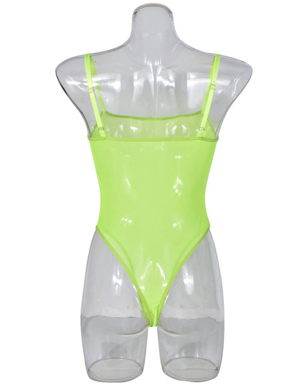 Lingerie - Sexy suspender mesh dress sexy suit