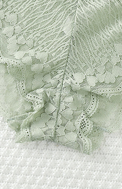 Briefs- Women's Floral Lace Low Waist Strappy Briefs - Panties- - Pekosa Women Clothing