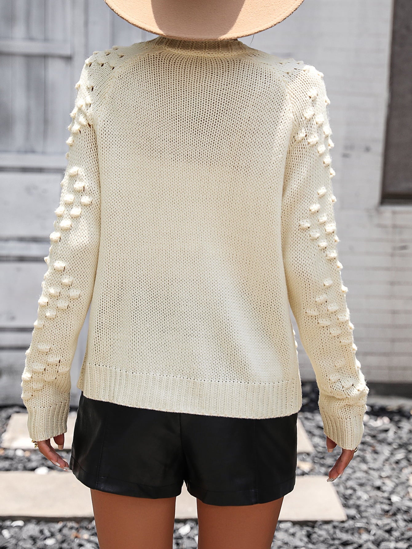 Cardigans- Casual Chic: Women's Knit Cardigan - Sweater with Embroidery- - Pekosa Women Clothing