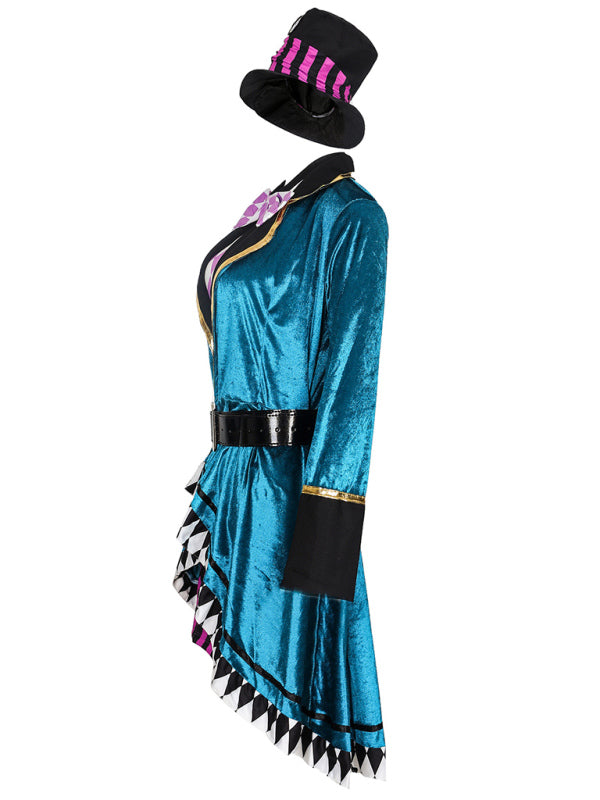 Costumes- Halloween Cosplay Mad Alice Hatter Magical Outfit- - Pekosa Women Clothing