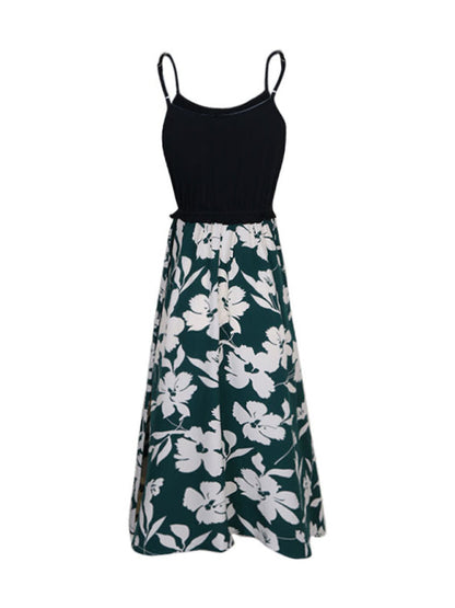 Dress- Add a Pop of Color to Your Wardrobe with Our Boho Color Block Midi Cami Dress- - Pekosa Women Clothing