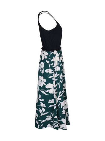 Dress- Add a Pop of Color to Your Wardrobe with Our Boho Color Block Midi Cami Dress- - Pekosa Women Clothing