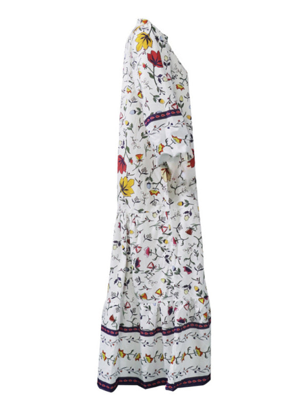 Dress- Feel the Breezy Boho Vibes in our Casual Maxi Long Dress!- - Pekosa Women Clothing