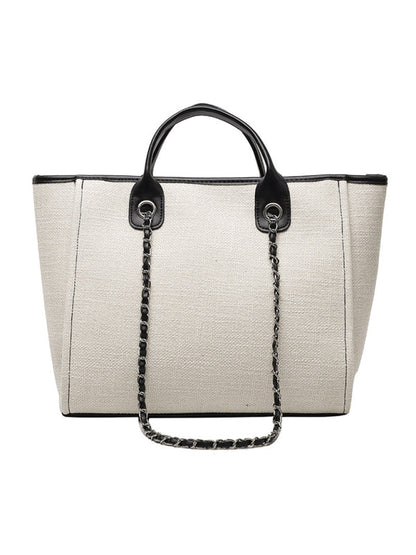 Handbags- Textured Bucket Shoulder Large Bag- - Pekosa Women Clothing