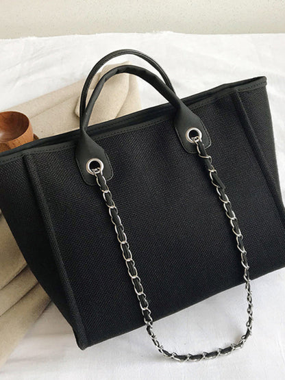 Handbags- Textured Bucket Shoulder Large Bag- - Pekosa Women Clothing