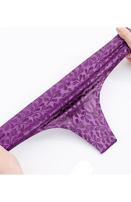 Panties- Women's Lace Panty Thong G-String- - Pekosa Women Clothing