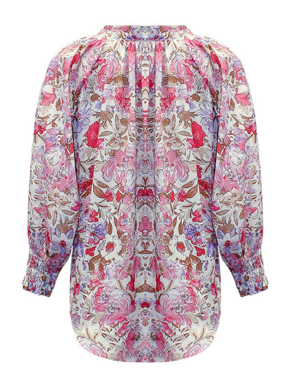 Tops- Blossom Blouse - The Perfect Casual Top for Every Occasion- - Pekosa Women Clothing