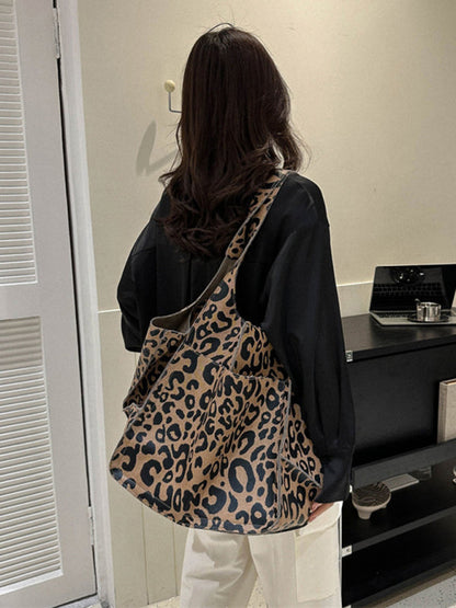 Tote Bags- Faux Leather Tote Shoulder Large Handbag- - Pekosa Women Clothing