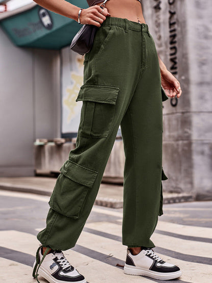 Trousers- Hiking Cargo Pants for Women - Perfect for Outdoor Adventures- - Pekosa Women Clothing